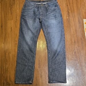 PD&C Men's Dark Blue Straight Jeans